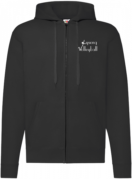 Fruit of the loom - Lvb Hodded Sweat Jacket - Schwarz